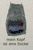 Mein Kopf ist eine Socke